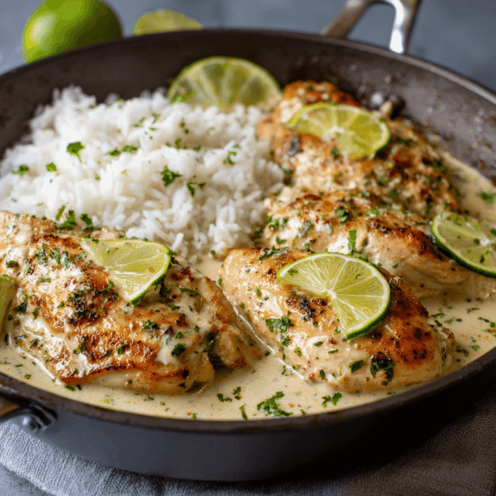 Creamy Coconut Lime Chicken Recipe