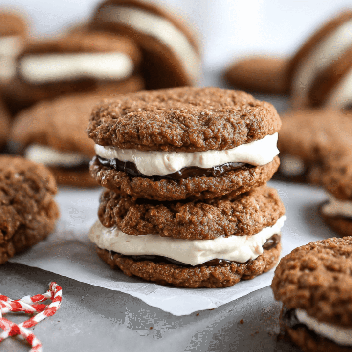 Gingerbread Oatmeal Cream Pies Recipe