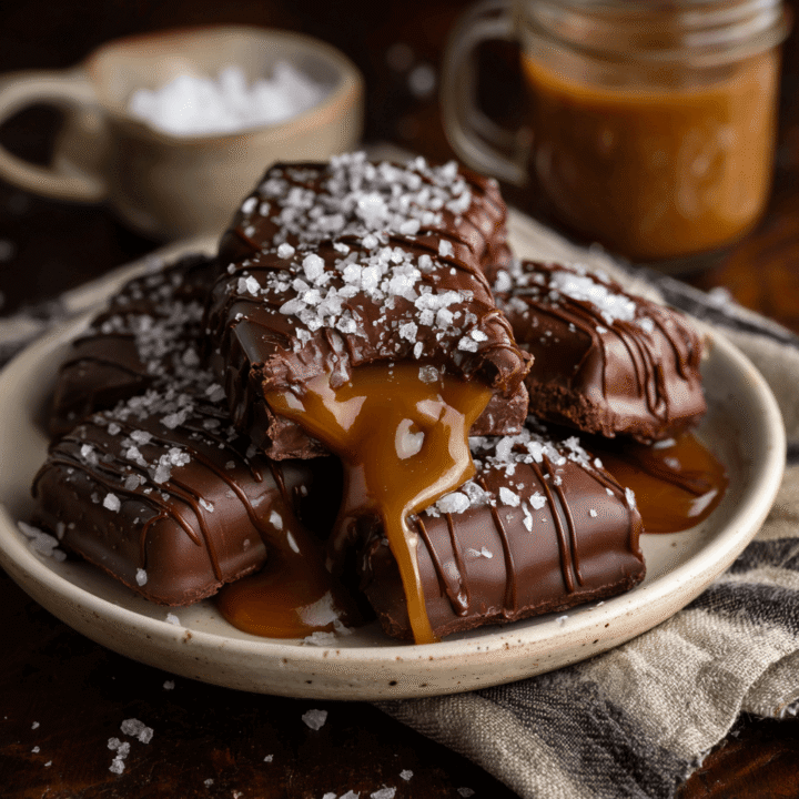 Salted Caramel Chocolate Pillows Recipe