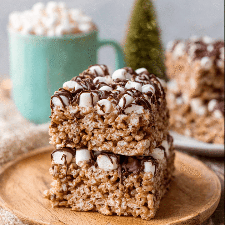 Hot Chocolate Rice Krispies Treats Recipe