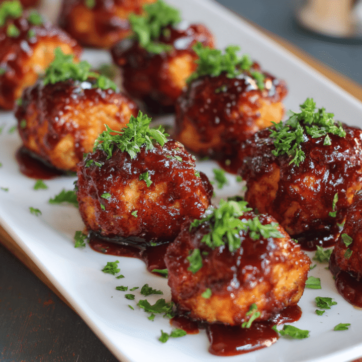 Easy Honey Barbecue Chicken Bites Recipe