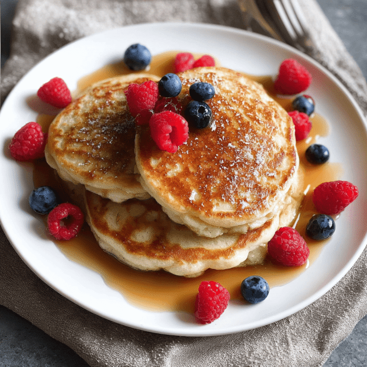 Vanilla Cinnamon Buttermilk Pancakes Recipe