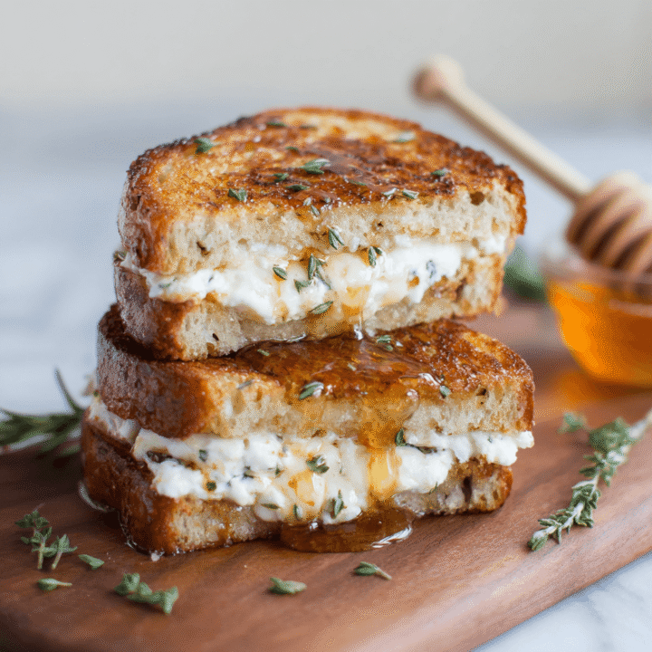 Goat Cheese Grilled Cheese with Honey Recipe