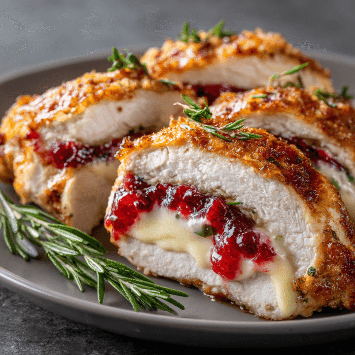 Cranberry Brie Stuffed Chicken Recipe