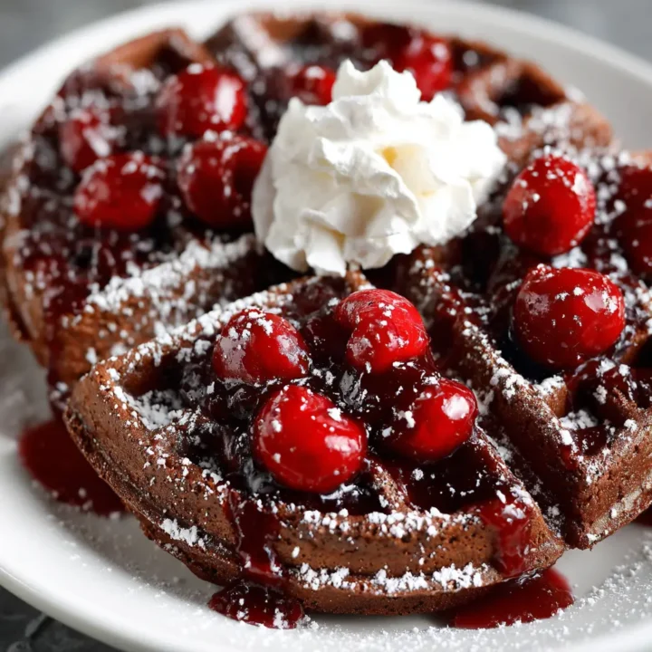 Black Forest Waffles