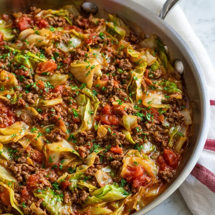 Cabbage and Ground Beef