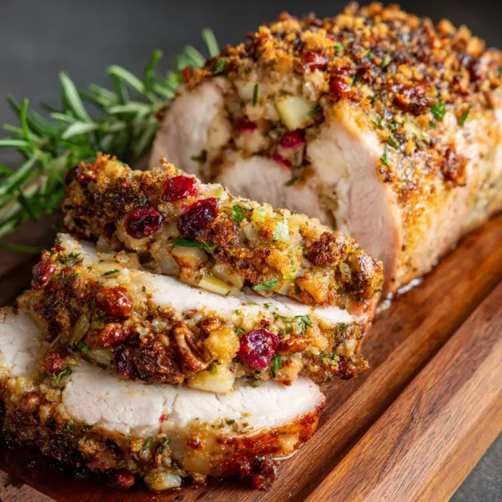 Christmas Stuffed Pork Roast Recipe