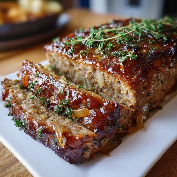 French Onion Meatloaf