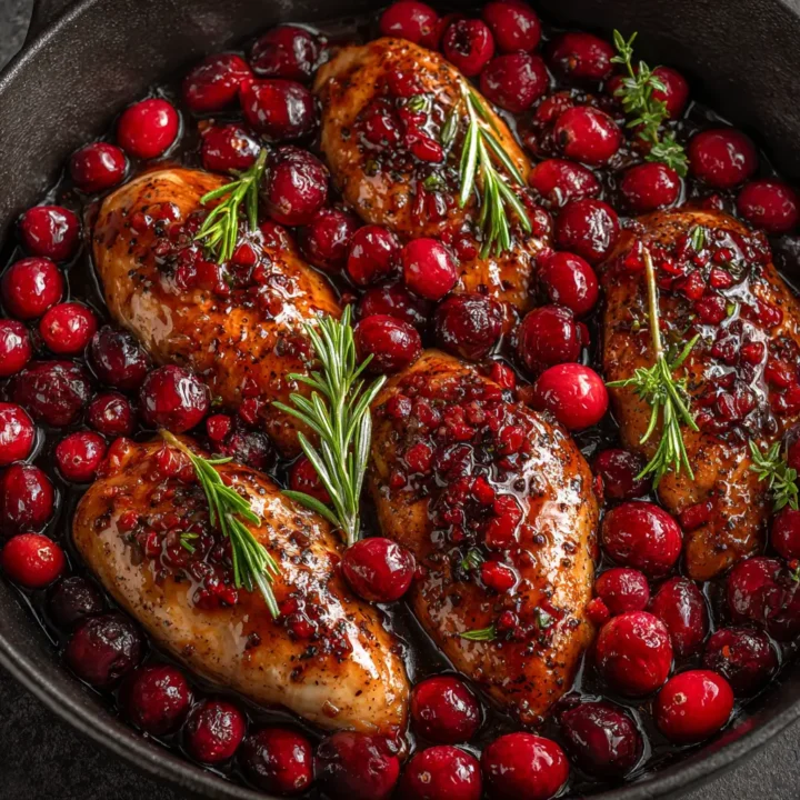 Holiday Cranberry Chicken Bake