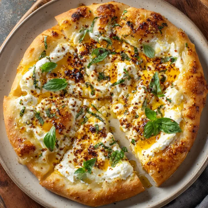Irresistible Hot Honey Ricotta Pizza Delight