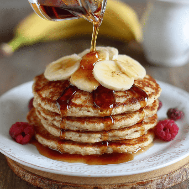 Banana Oatmeal Pancakes Recipe