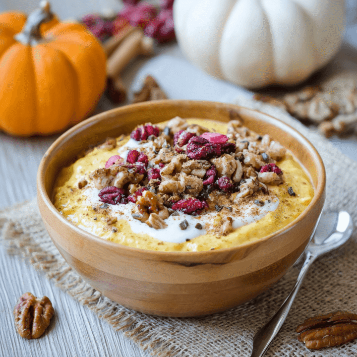 Creamy Pumpkin Pie Yogurt Bowl Recipe