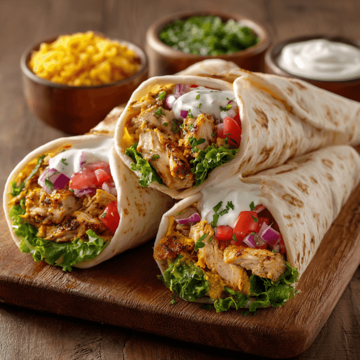 Chicken Shawarma Wraps Recipe