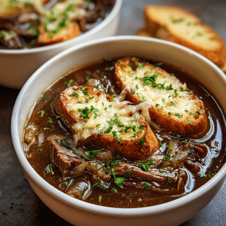 French Onion Short Rib Soup Recipe