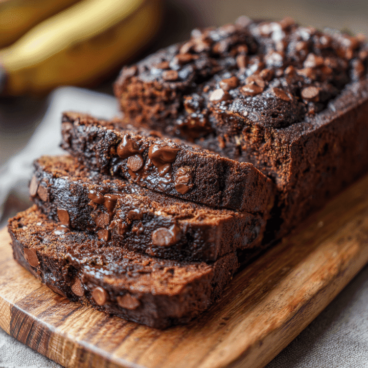 High Protein Chocolate Banana Bread Recipe