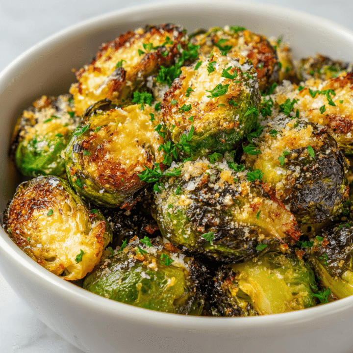 Parmesan Roasted Brussels Sprouts Recipe