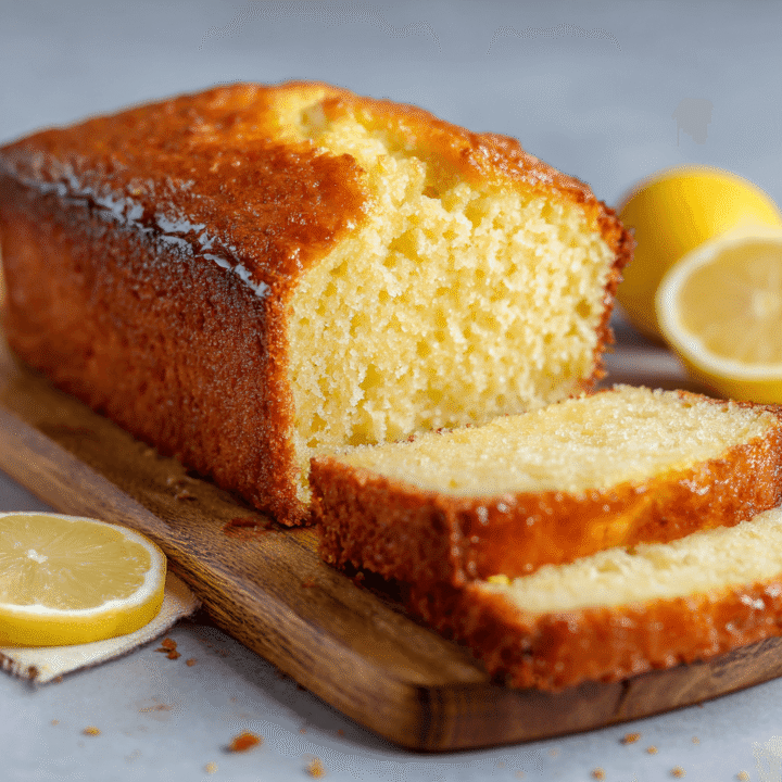 Healthy Greek Yogurt Lemon Loaf Cake Recipe