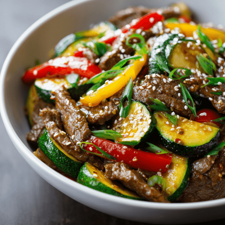 Beef & Zucchini Stir-Fry Recipe