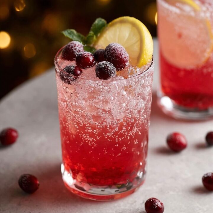 Sparkling Cranberry Lemon Drop Recipe