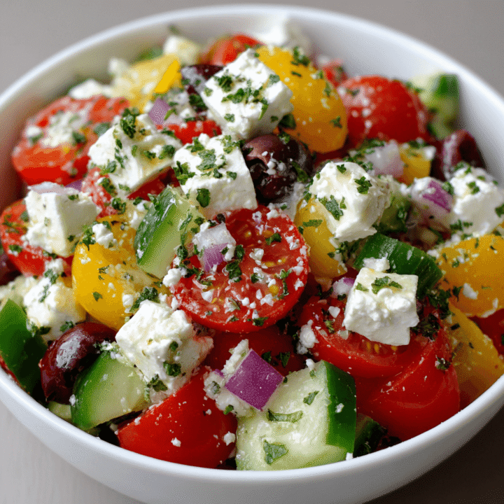 Greek Cottage Cheese Salad Recipe