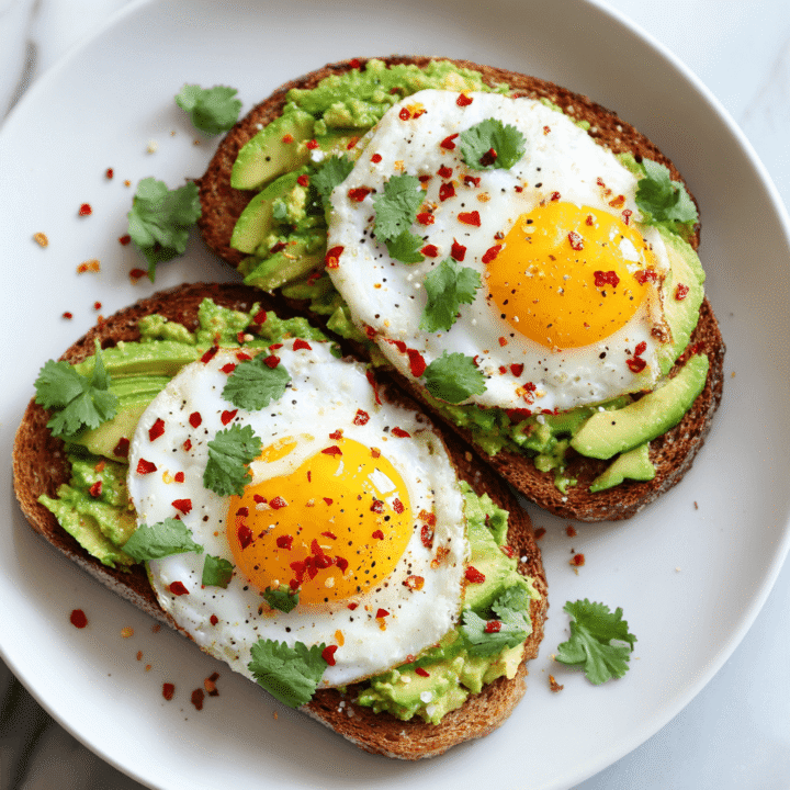 Avocado Egg Toast (Whole Grain) Recipe