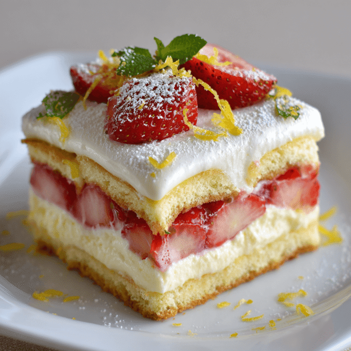 Strawberry Lemon Tiramisu Recipe