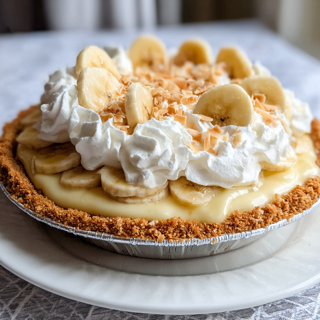 Caramelized Banana Cream Pie Recipe