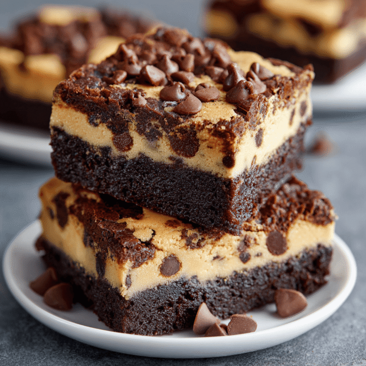 Cookie Dough Brownies Recipe