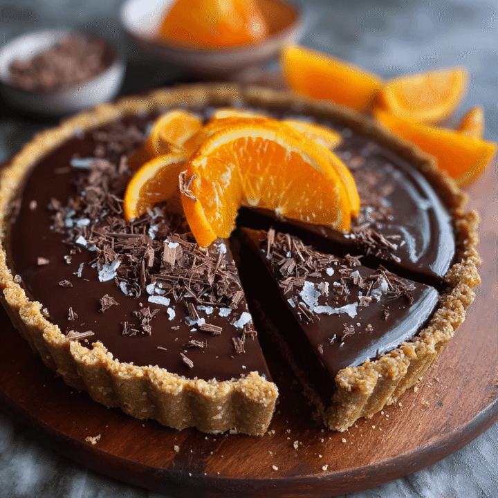 Dark Chocolate Orange Tart Recipe
