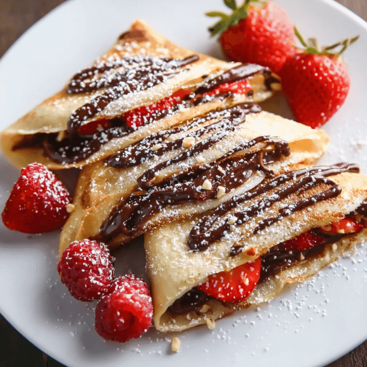 Chocolate Hazelnut Crepes Recipe