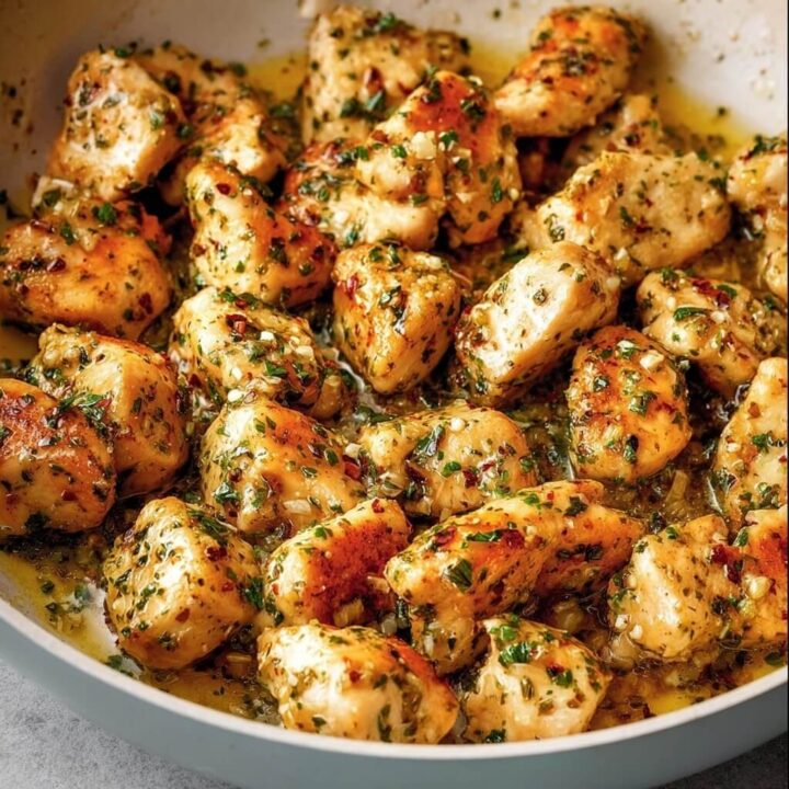 Garlic Butter Chicken Bites Recipe