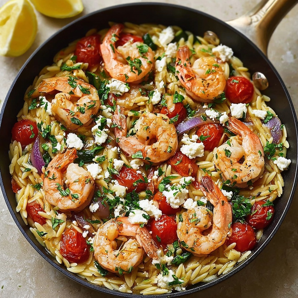 Mediterranean Shrimp Orzo Recipe