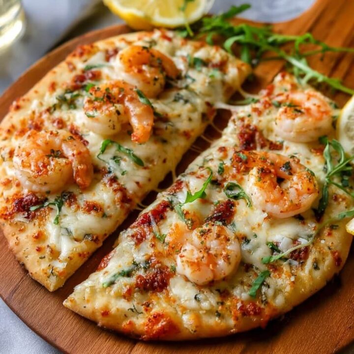 Shrimp Flatbread Pizza Recipe
