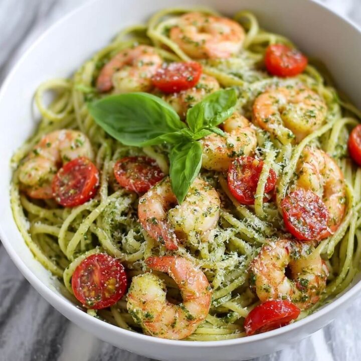 Shrimp Pesto Pasta Recipe