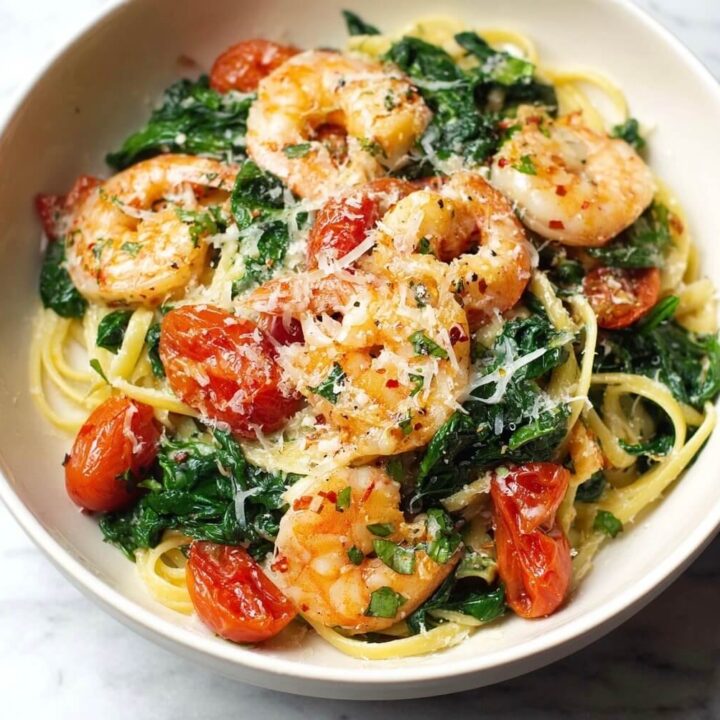 Shrimp Spinach Pasta Recipe