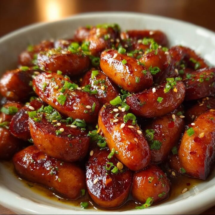 Honey Garlic Sweet Sausage Bites Recipe
