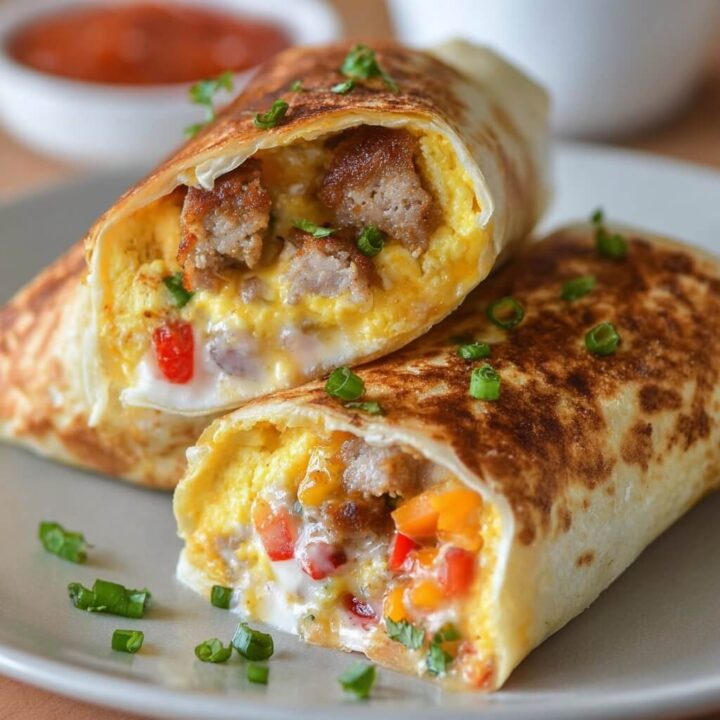 Sausage Breakfast Burrito Recipe