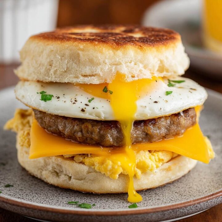 Sausage & Egg Breakfast Sandwich Recipe