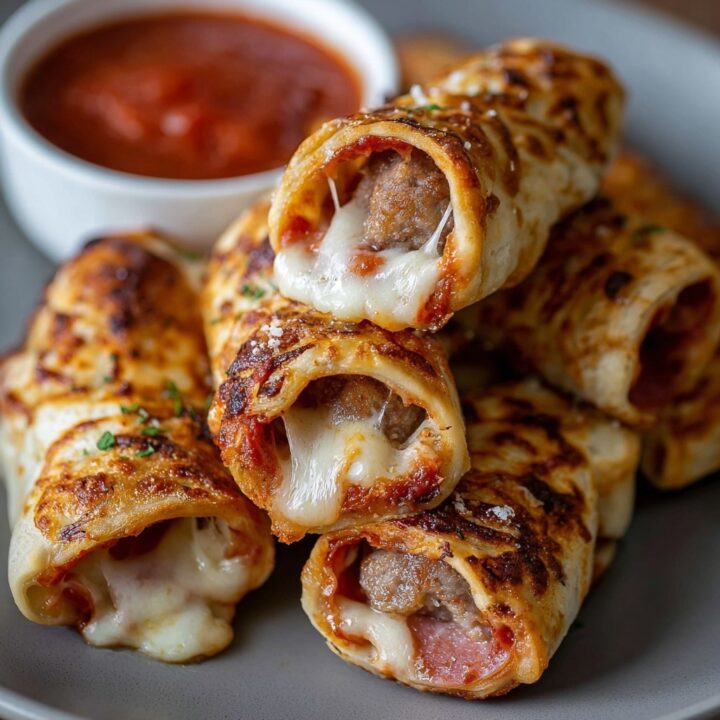 Sausage Pizza Roll-Ups Recipe