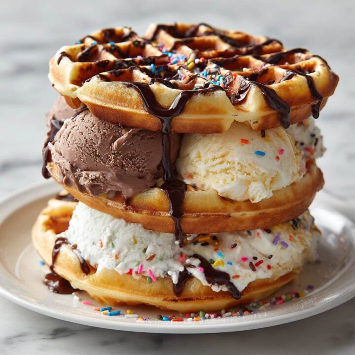Ice Cream Waffle Sandwich Recipe