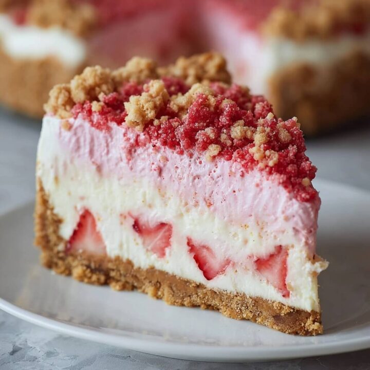 Strawberry Crunch Cheesecake Recipe