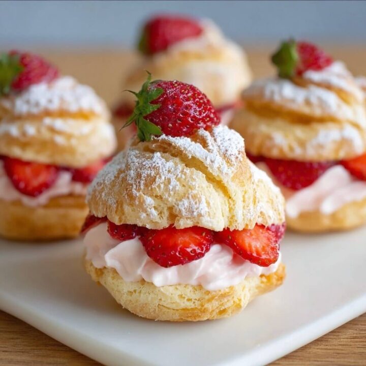 Strawberry Cream Puffs Recipe