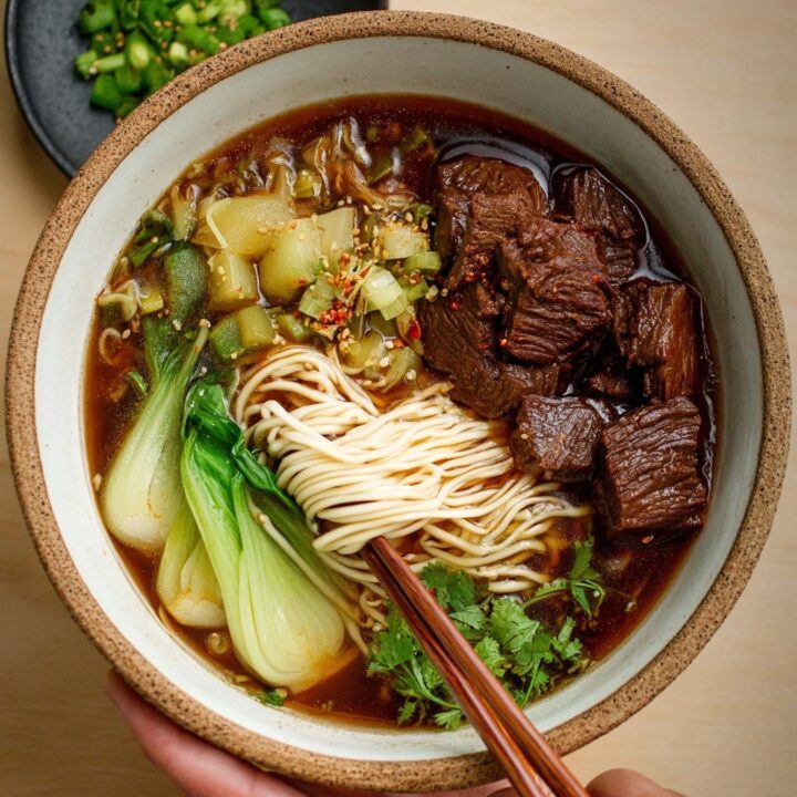 Taiwanese Beef Noodle Soup Recipe