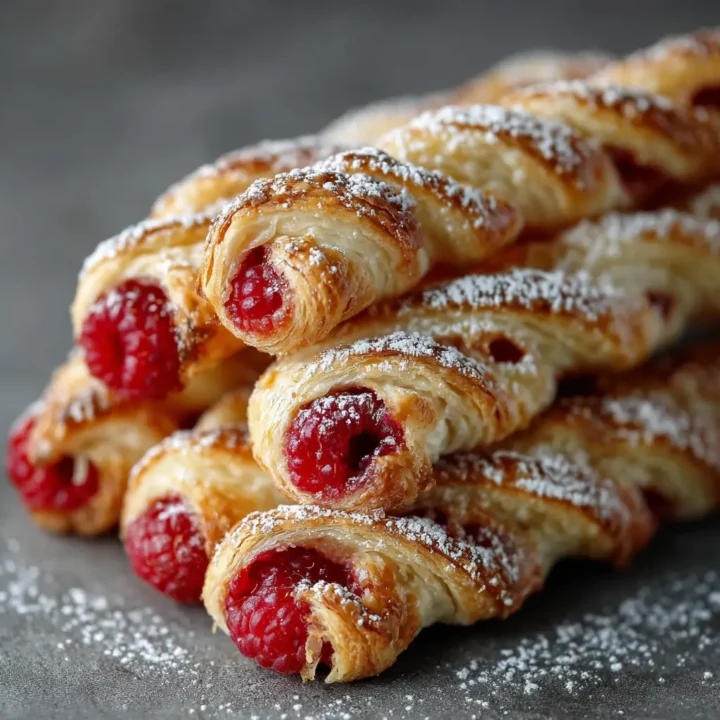 Raspberry Pastry Twists