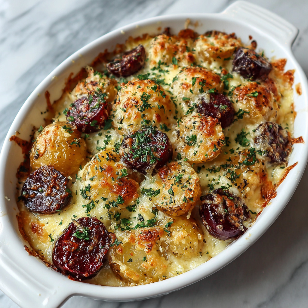 How to Make Maple-Glazed Beet & Sweet Potato Gratin That Wows Every Time