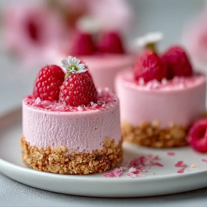 No-Bake Pink Velvet Cheesecake Bites