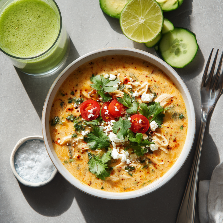 Rich & Creamy Keto White Chicken Chili