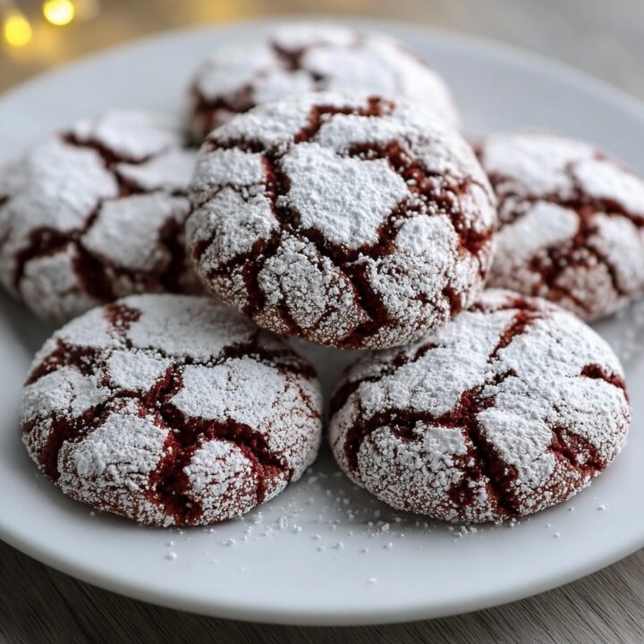 Chocolate Velvet Crinkle Cookies Recipe