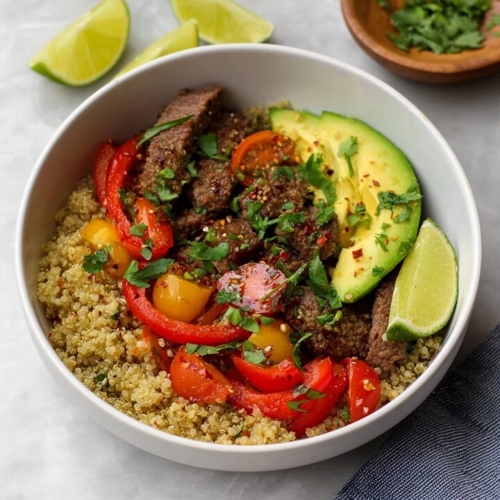 Beef Quinoa Power Bowl Recipe