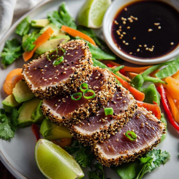 Sesame Tuna Steak Plate Recipe
